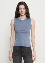 Supima Ribbed Tank Top (XS–XL)